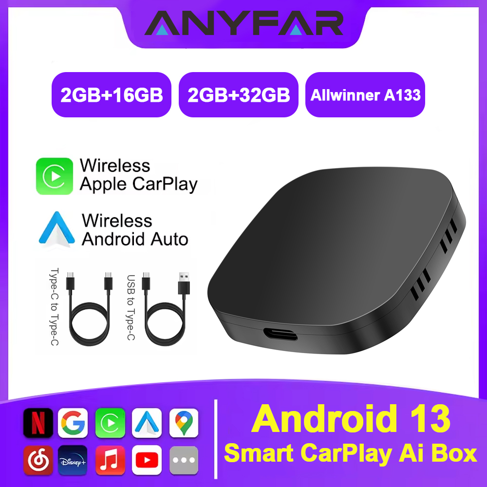 Car Accessories Youtube - Android 13 Ai Box Wireless Android