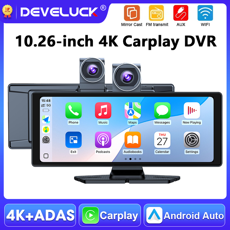 Car Dash Cam - 10.26 inch ADAS Dash cam 4K
