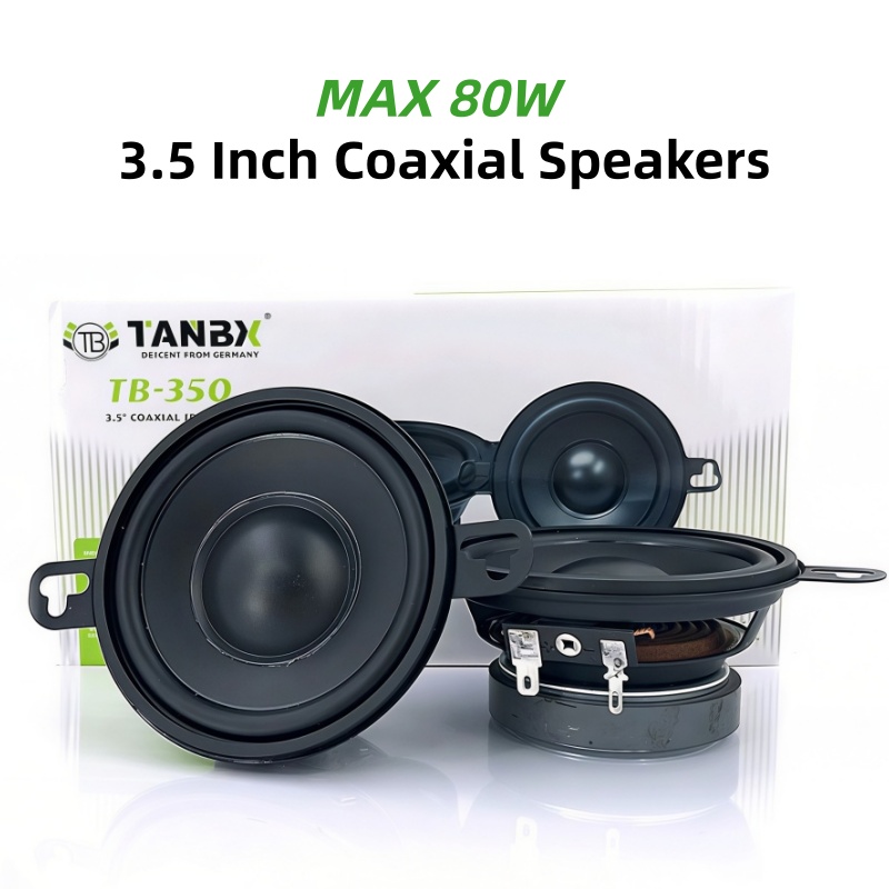 Car Accessories Sound System - Car Speakers 1 Pair 3.5 Inch