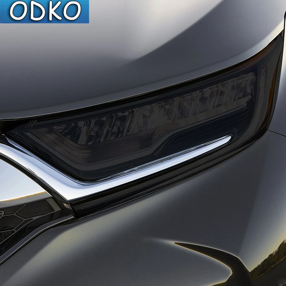 Car TPU Headlights Tint Black  - огляд і ціна Car Accessories Honda Crv