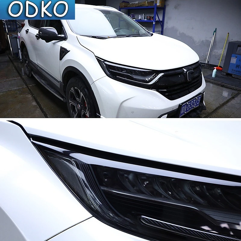 Car TPU Headlights Tint Black  - огляд і ціна Car Accessories Honda Crv
