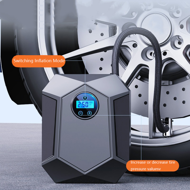DC12V Portable Wired Car Tire  - огляд і ціна Car Portable Tire Inflator