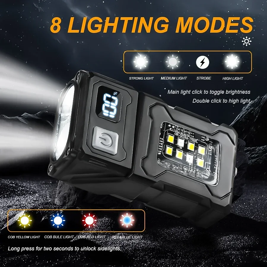 Mini Portable LED COB Flashlig - огляд і ціна Led Headlight Bulbs