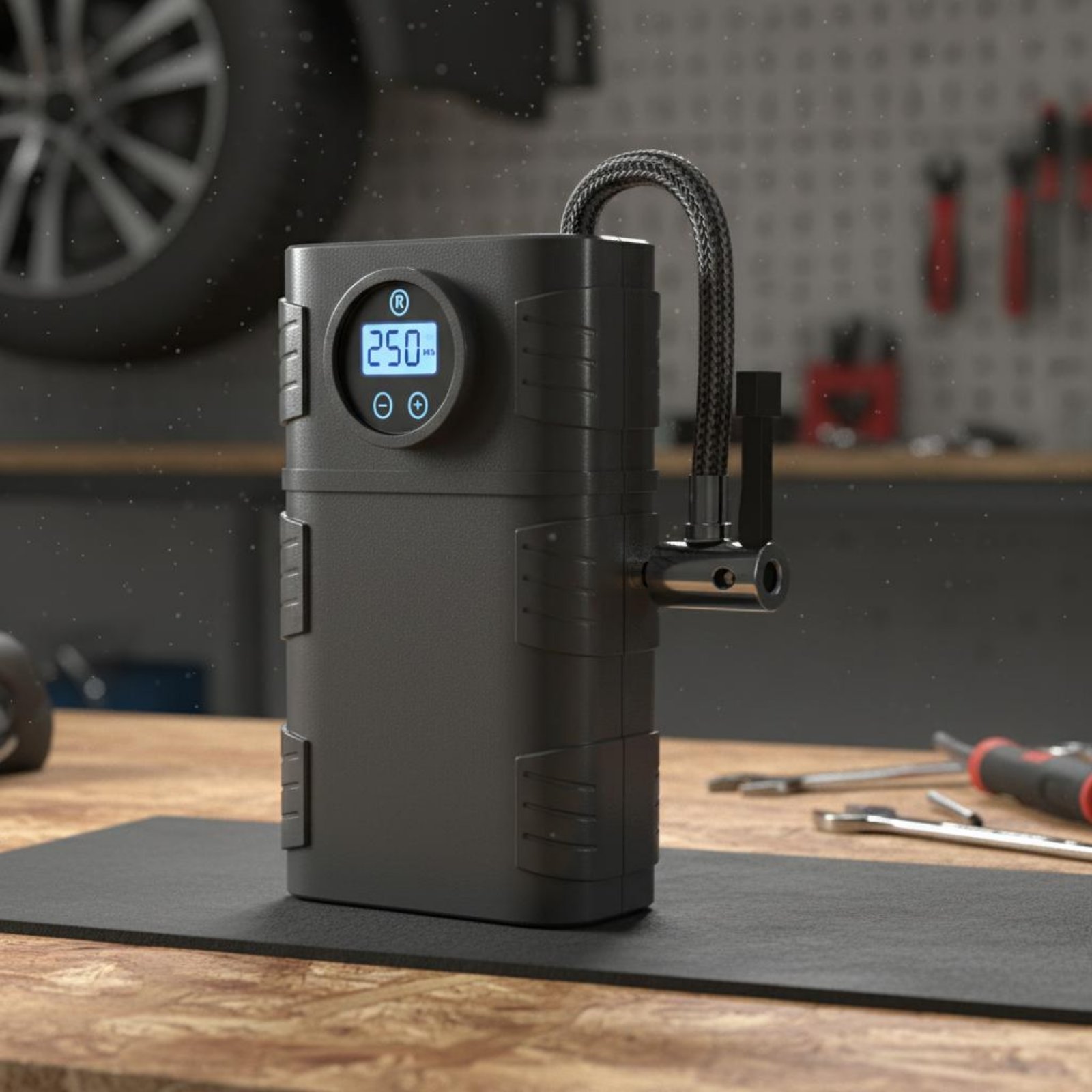Portable Tire Inflator Cordles - огляд і ціна Car Portable Tire Inflator