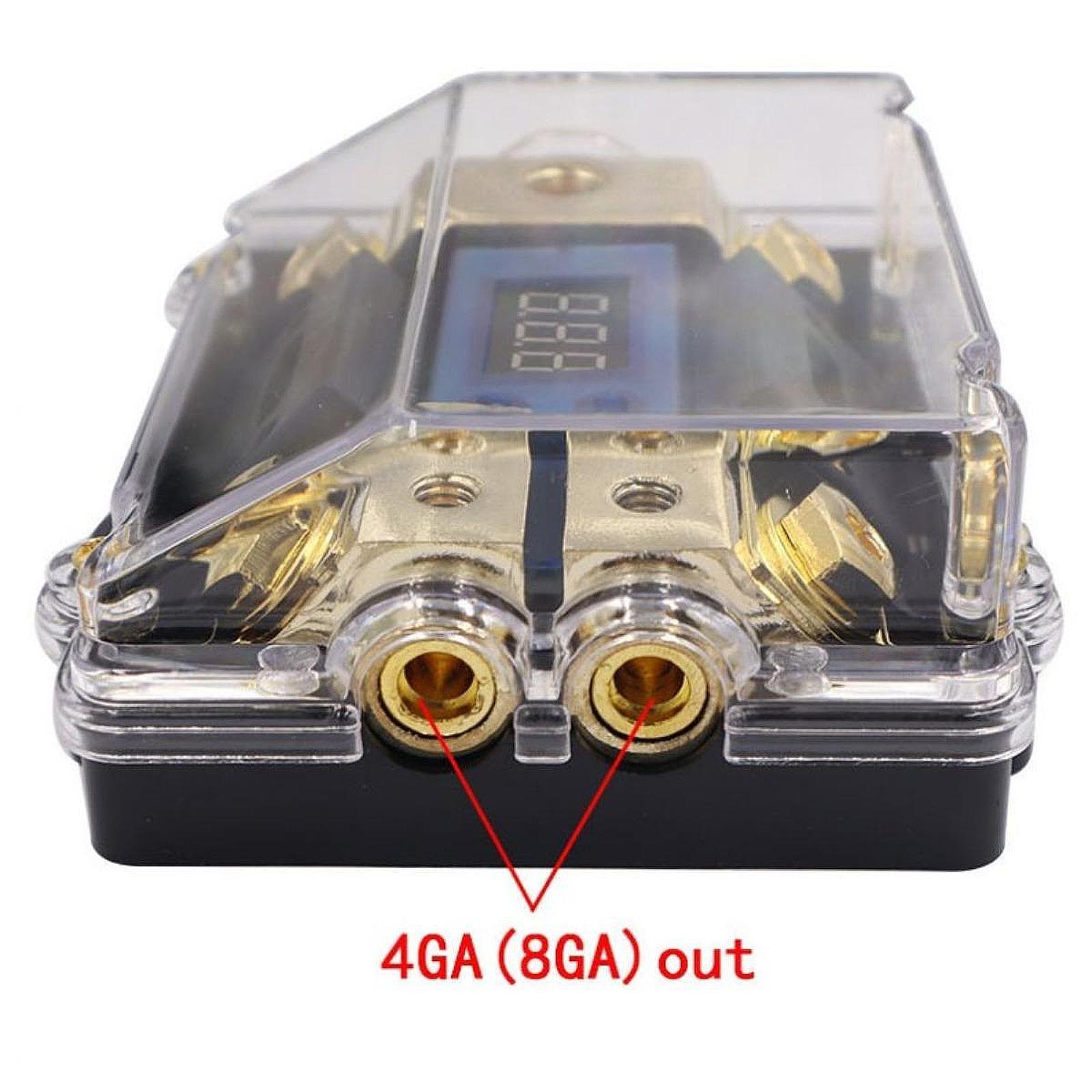 Fuse Holder Digital LED Voltag - огляд і ціна Car Accessories Sound System