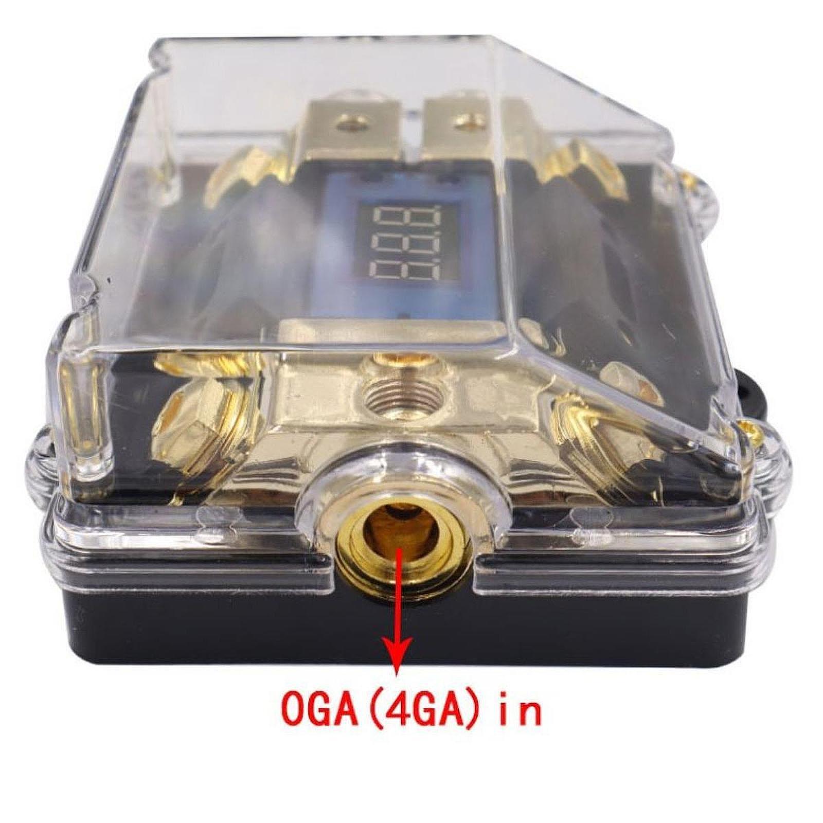 Fuse Holder Digital LED Voltag - огляд і ціна Car Accessories Sound System