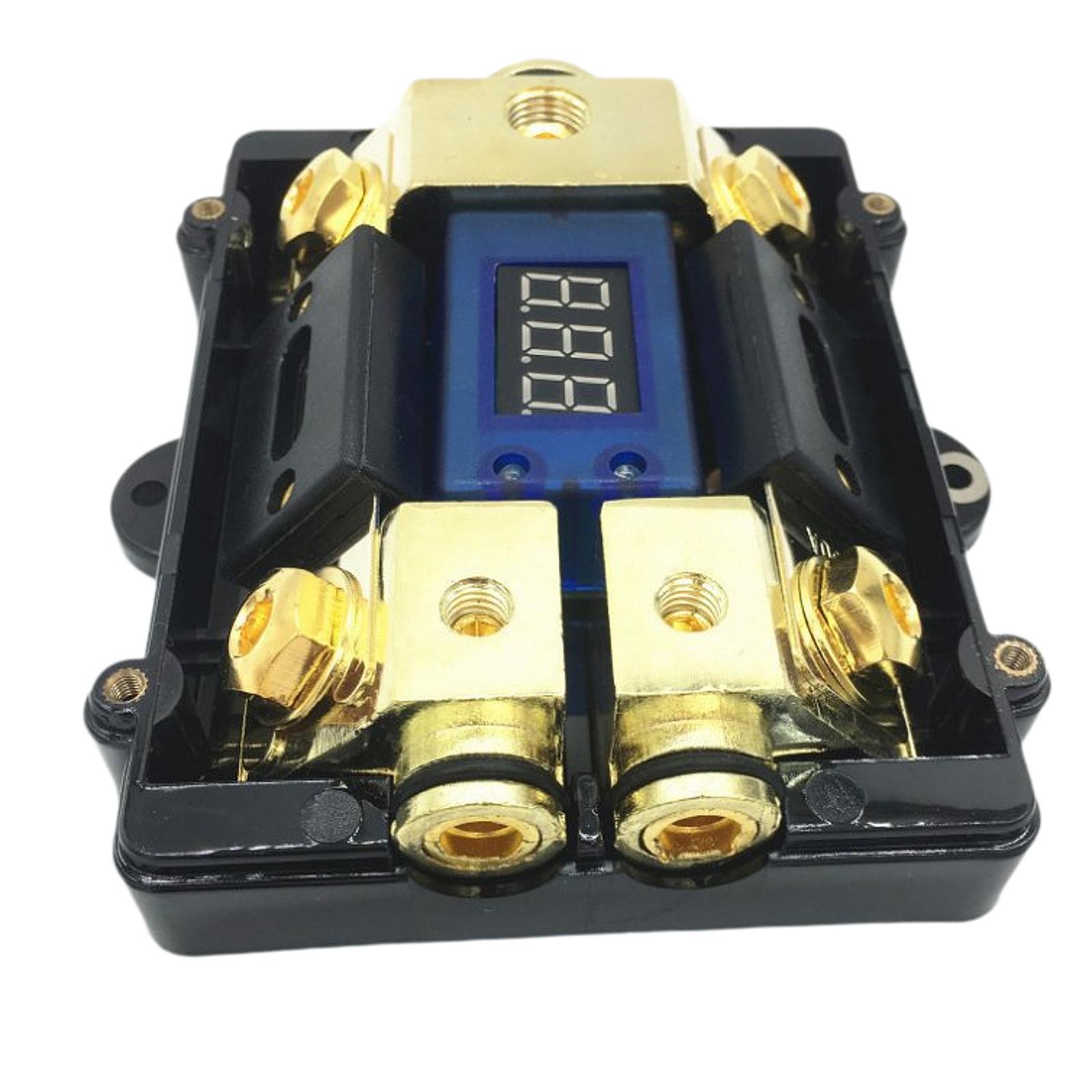 Fuse Holder Digital LED Voltag - огляд і ціна Car Accessories Sound System