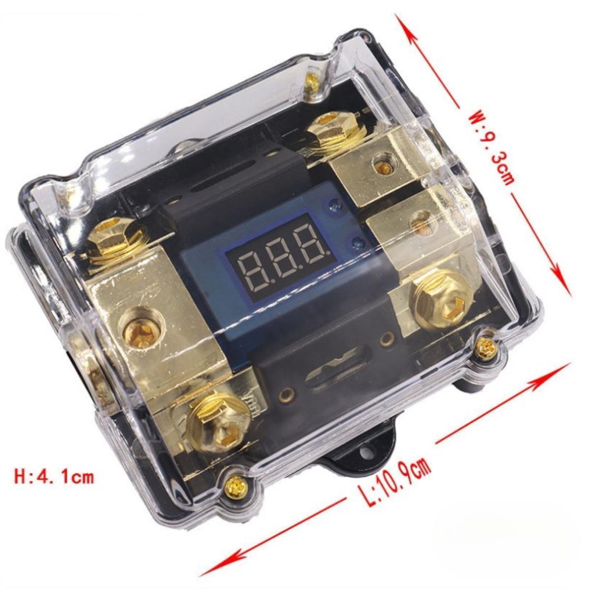 Fuse Holder Digital LED Voltag - огляд і ціна Car Accessories Sound System