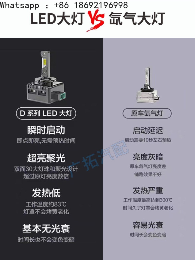 D1S D2S D3S D4S D8S Laser Led  - огляд і ціна Led Headlight Bulbs