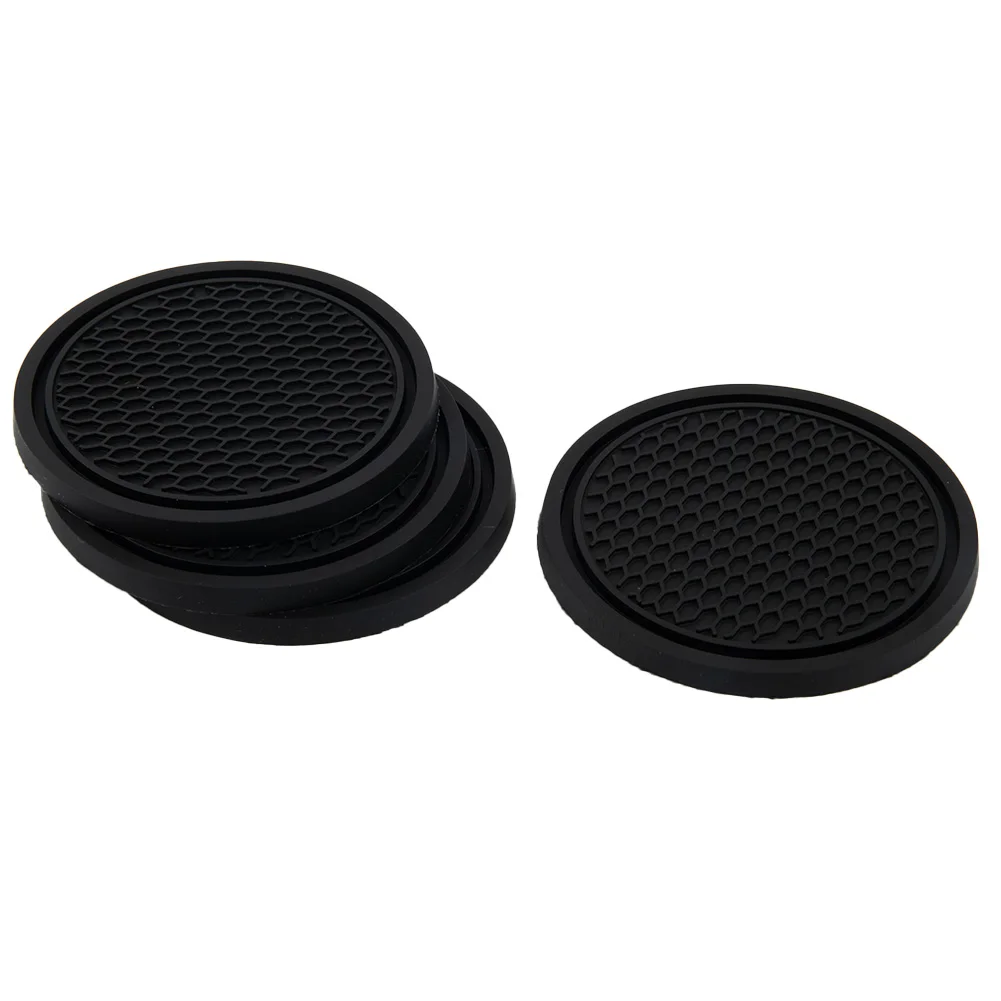 4pcs Car Coaster Non-Slip Sili - огляд і ціна Car Accessories Unique