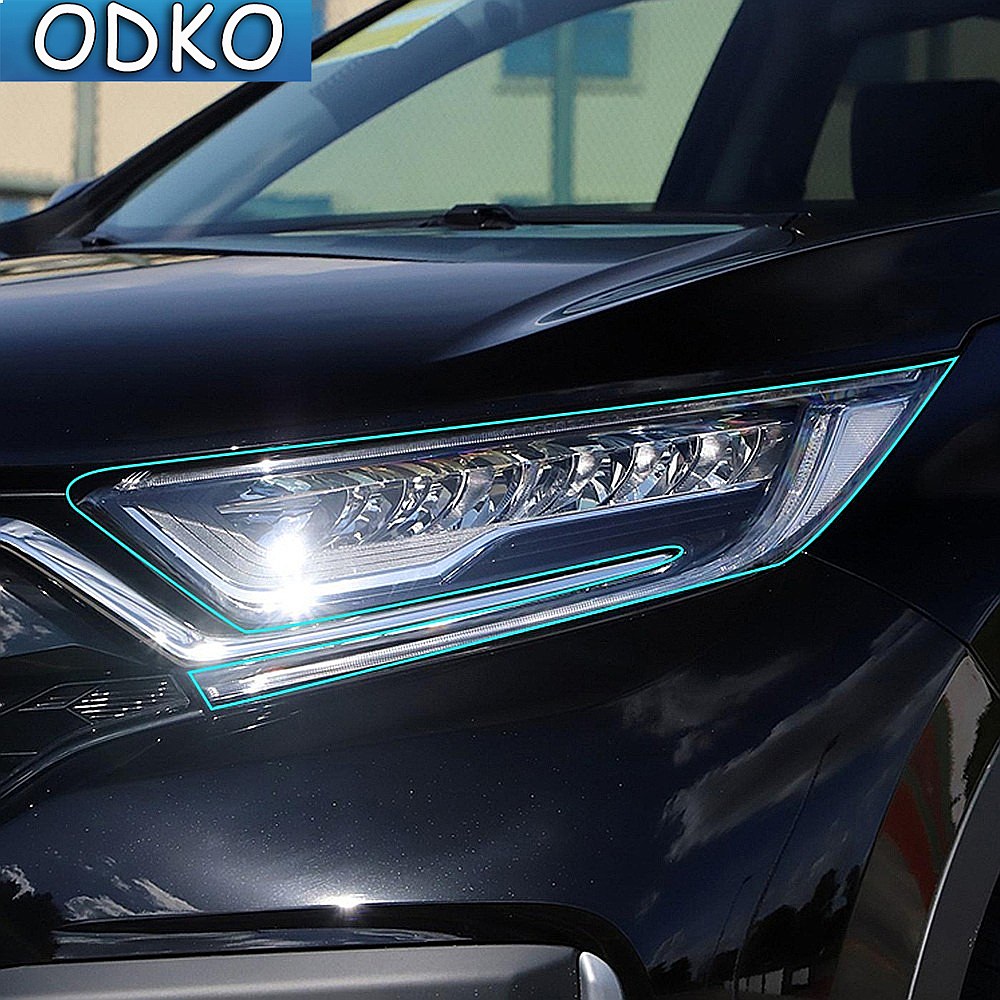 Car TPU Headlights Tint Black  - огляд і ціна Car Accessories Honda Crv