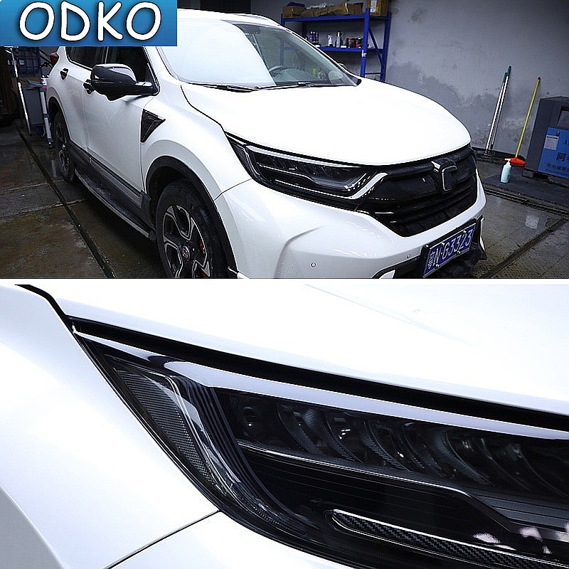 Car TPU Headlights Tint Black  - огляд і ціна Car Accessories Honda Crv