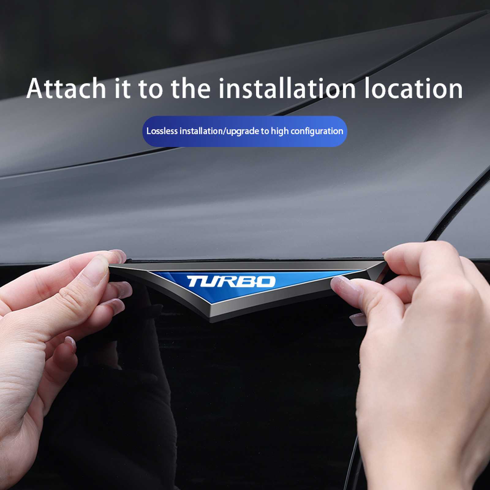 New Fashion Turbo Logo Car Met - огляд і ціна Car Accessories Unique