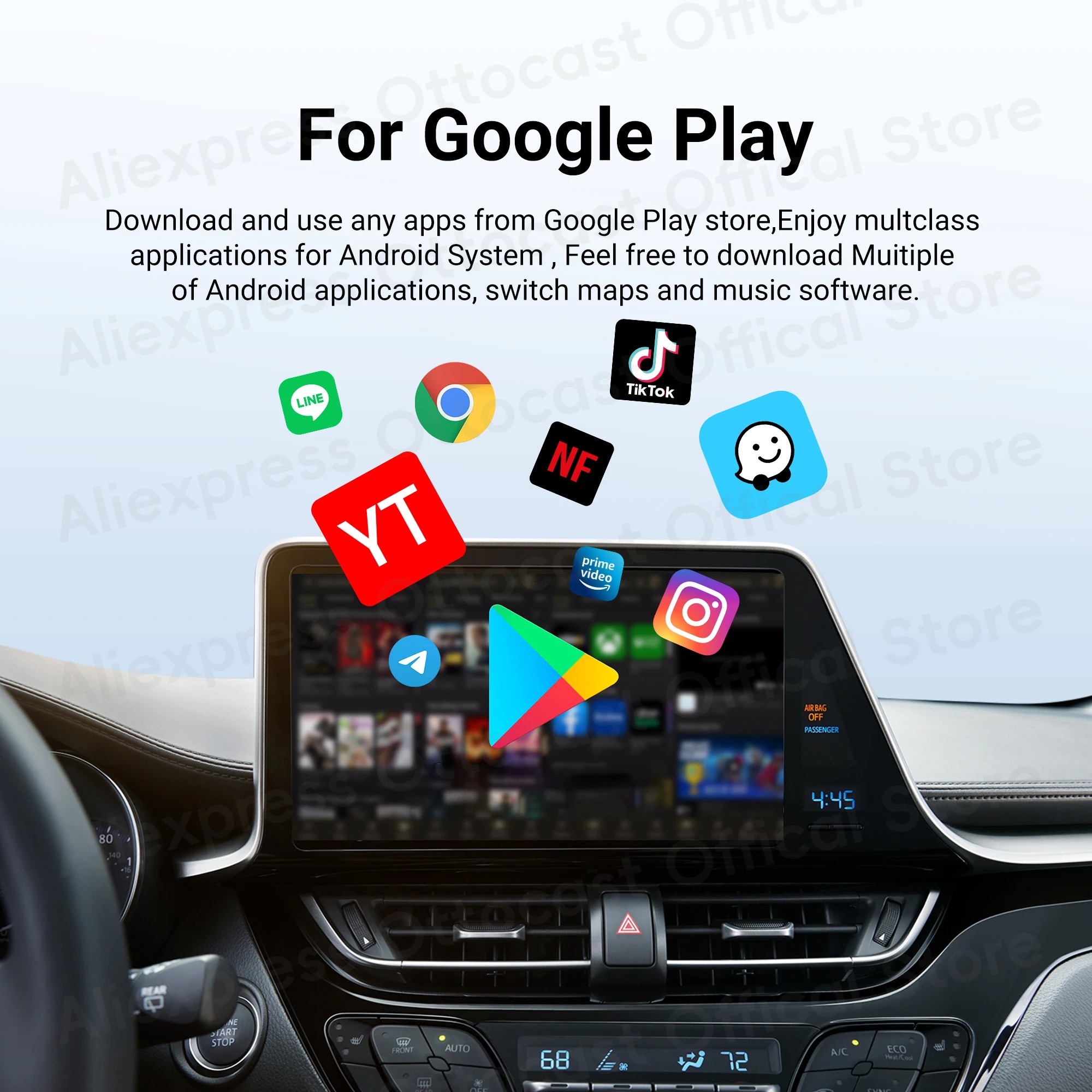 OTTOCAST New P3 Lite OttoAiBox - огляд і ціна Car Accessories Youtube