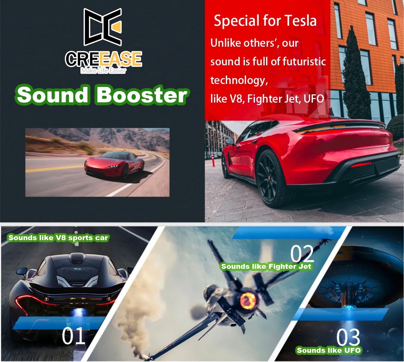 Universal Electric Exhaust Boo - огляд і ціна Car Accessories Sound System