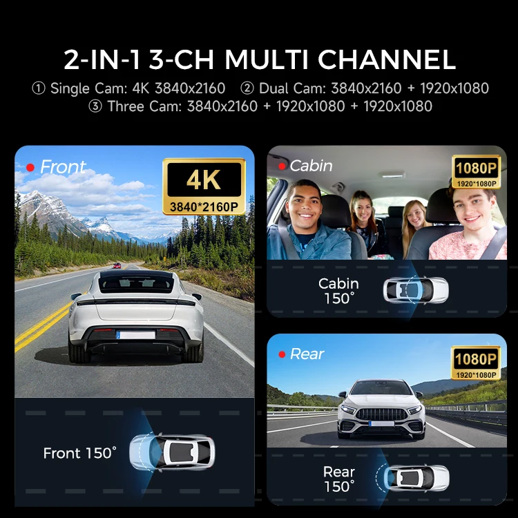 LINGDU V630 4K 2.4'' Screen Wi - огляд і ціна Car Dash Cam