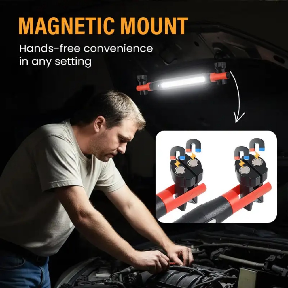 Super Bright Magnetic COB Work - огляд і ціна Led Headlight Bulbs