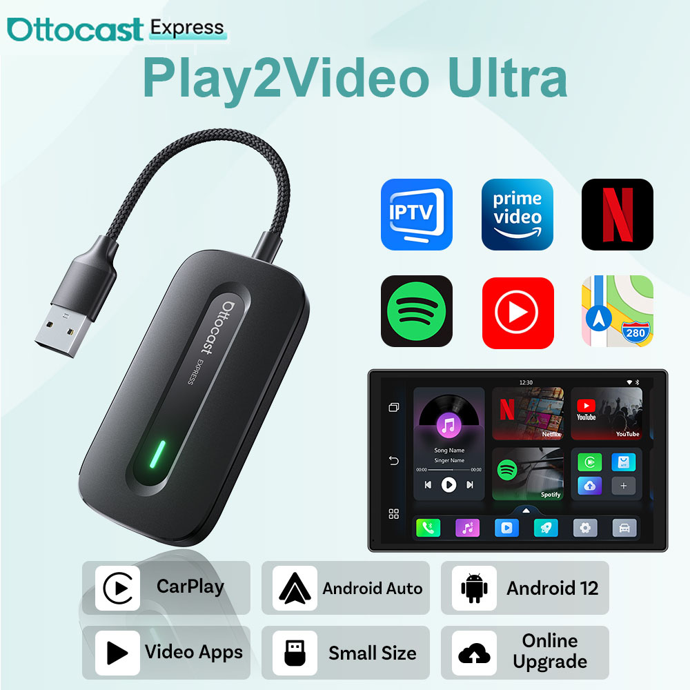 OTTOCAST Play2Video Express Wi - огляд і ціна Car Accessories Youtube