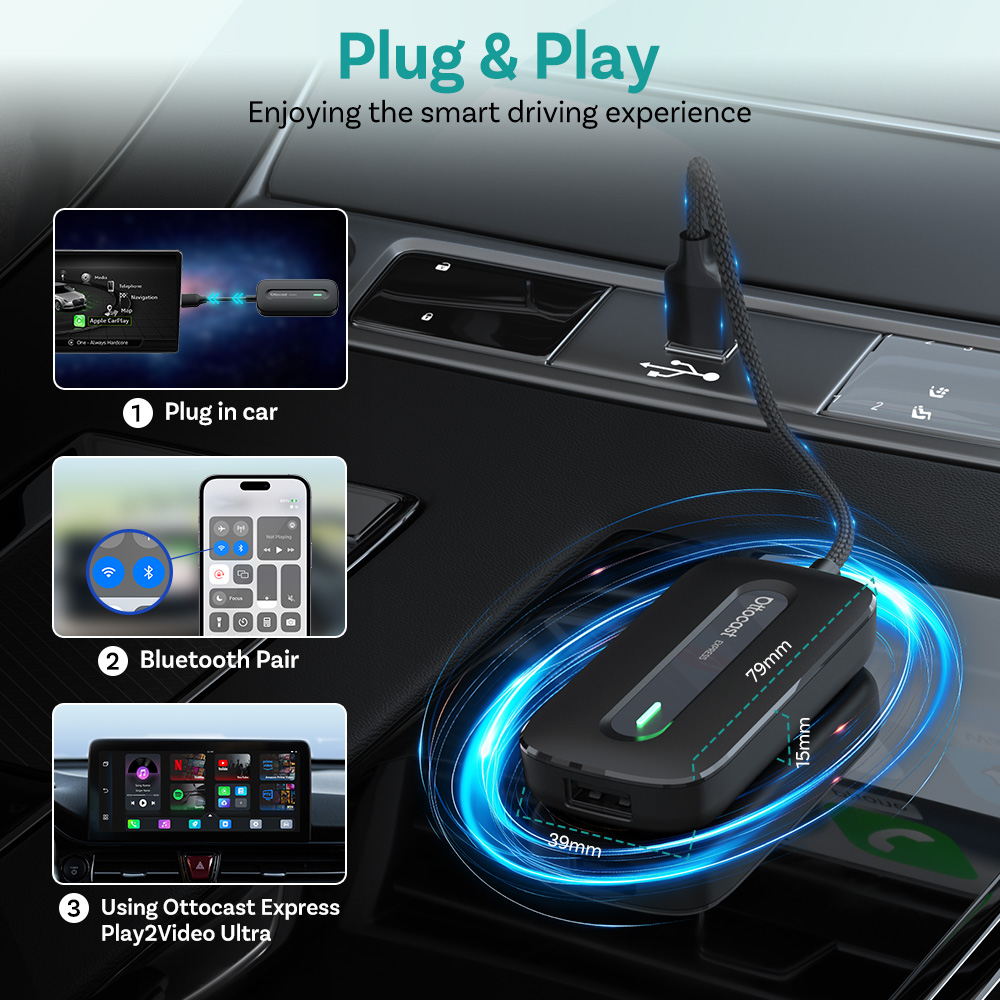 OTTOCAST Play2Video Express Wi - огляд і ціна Car Accessories Youtube