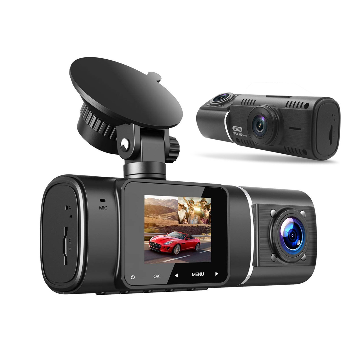 Car Dual Dash Cam Front and In - огляд і ціна Car Dash Cam