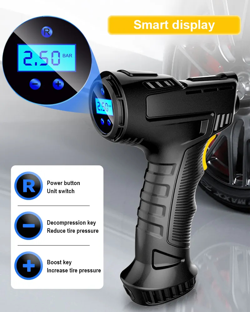 Car Air Compressor Automatic R - огляд і ціна Car Portable Tire Inflator