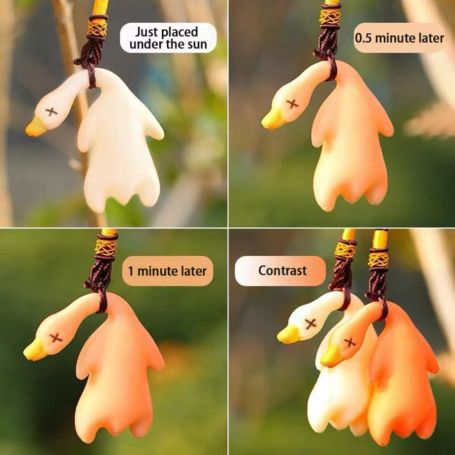Color Change Duck Car Ornament - огляд і ціна Car Accessories Unique