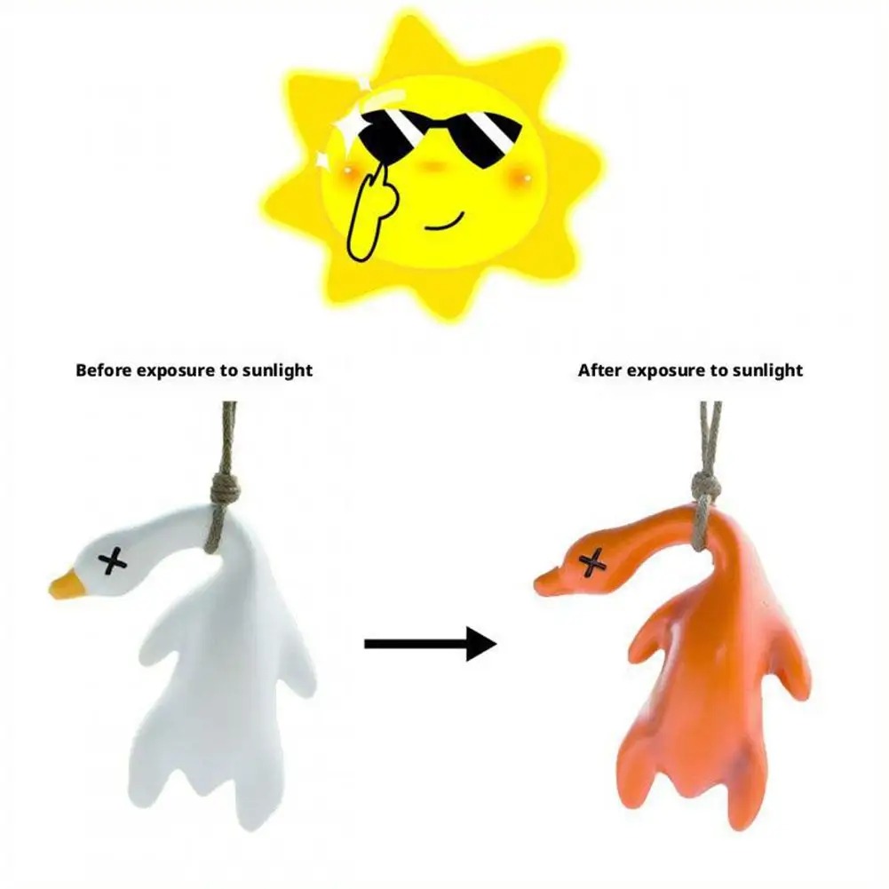 Color Change Duck Car Ornament - огляд і ціна Car Accessories Unique
