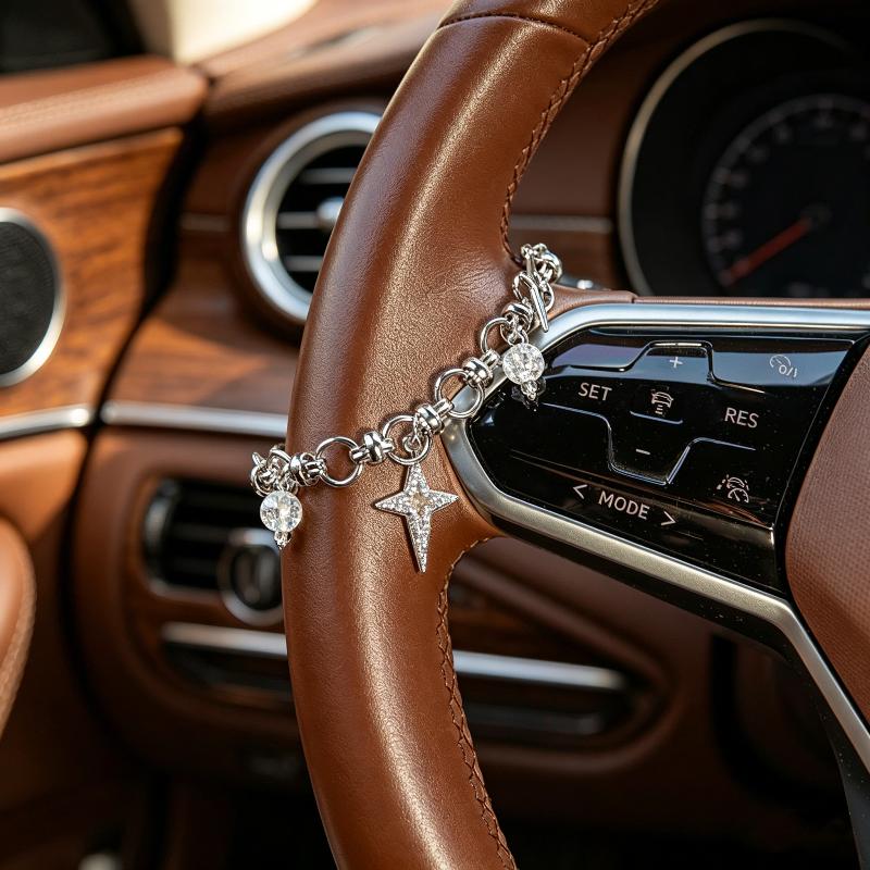 Steering Wheel Rosary Ornament - огляд і ціна Car Accessories Unique