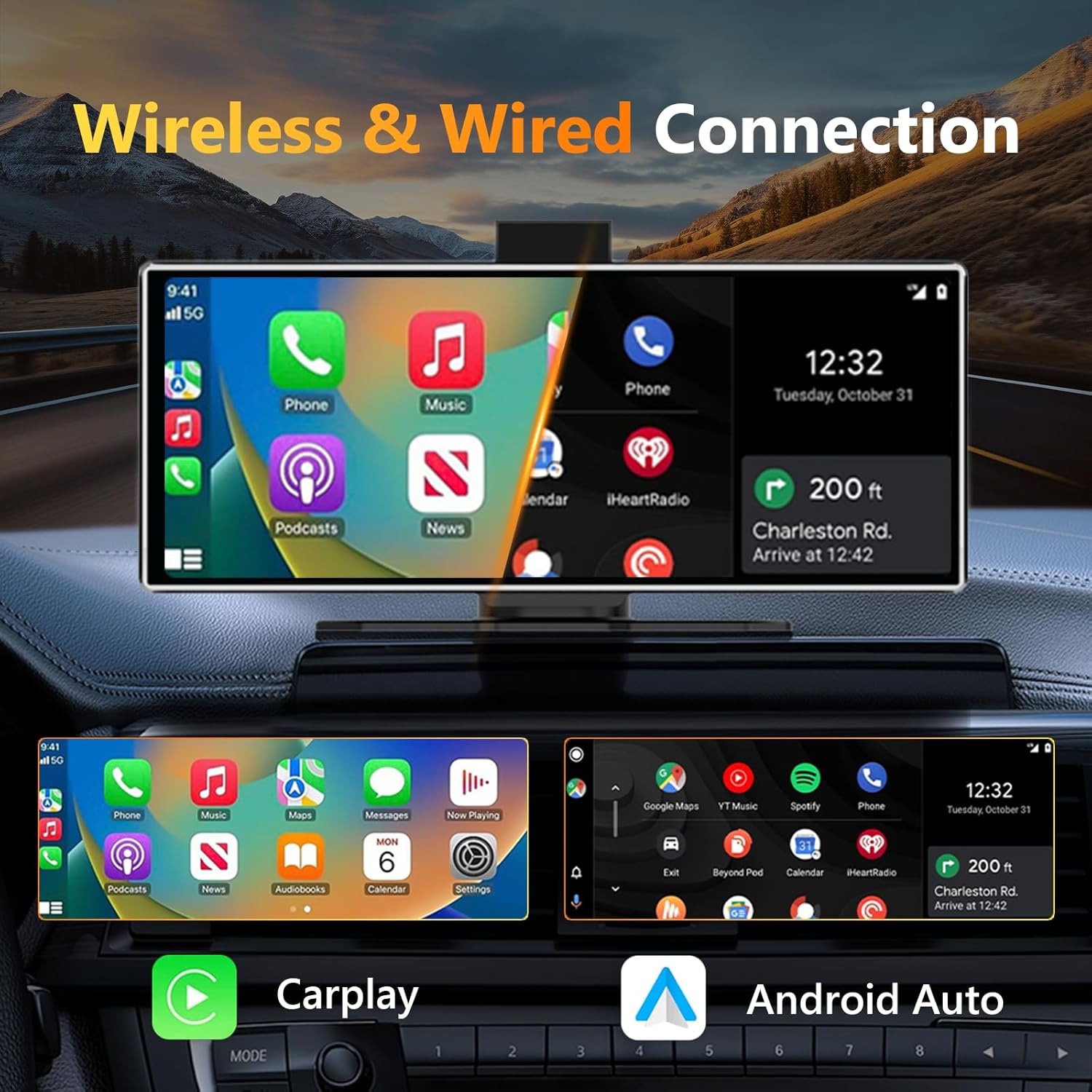 11.26 inch 4K Dash Cam Wireles - огляд і ціна Car Dash Cam